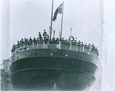 Le SS Scandinavian, navire de transport canadien