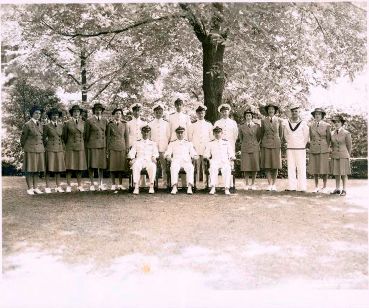 L'état-major du représentant naval, à la mission de l'état-major interarmées du Canada, août 1943