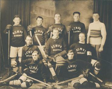 L'équipe de hockey de Québec de la RVMRC 