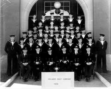 La demi-compagnie de Calgary de la RVMRC, 1938