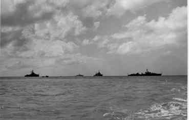 Navires de guerre des Nations Unies au large de la Corée, 1950-1953