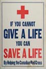 Si vous ne pouvez pas donner une vie, vous pouvez en sauver une en aidant la Croix-Rouge canadienne, MCG 19900076-809