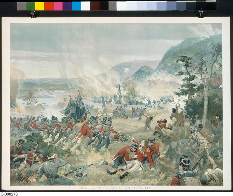 La bataille de Queenston Heights, 13 octobre 1812