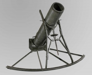 Mortier de tranchée allemand Albrecht de 40 millimètres