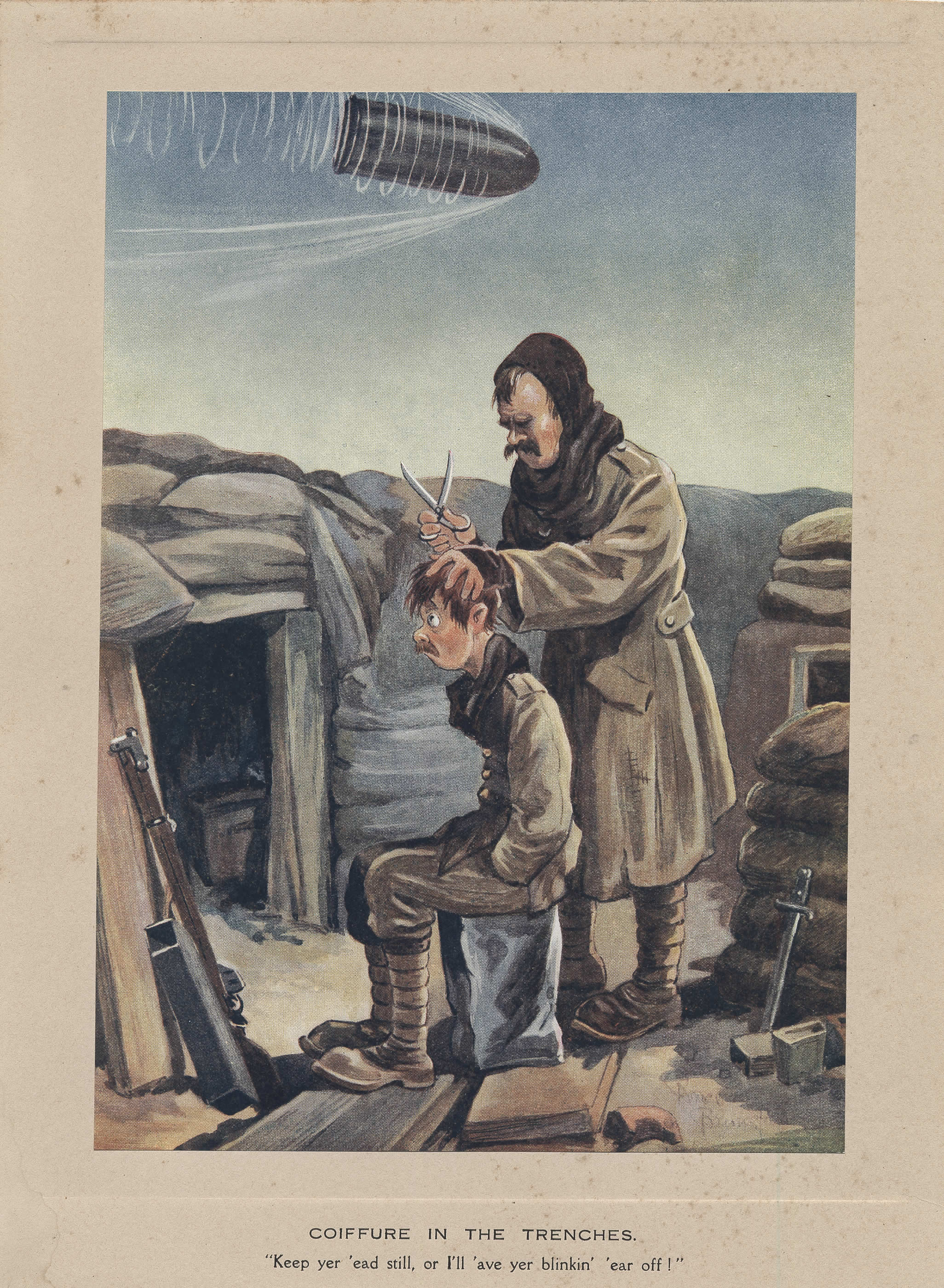 Coiffure in the Trenches (Coupe de cheveux dans les tranchées)