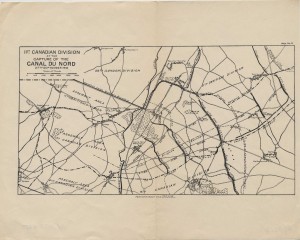 La 1re division canadienne lors de la prise du canal du Nord