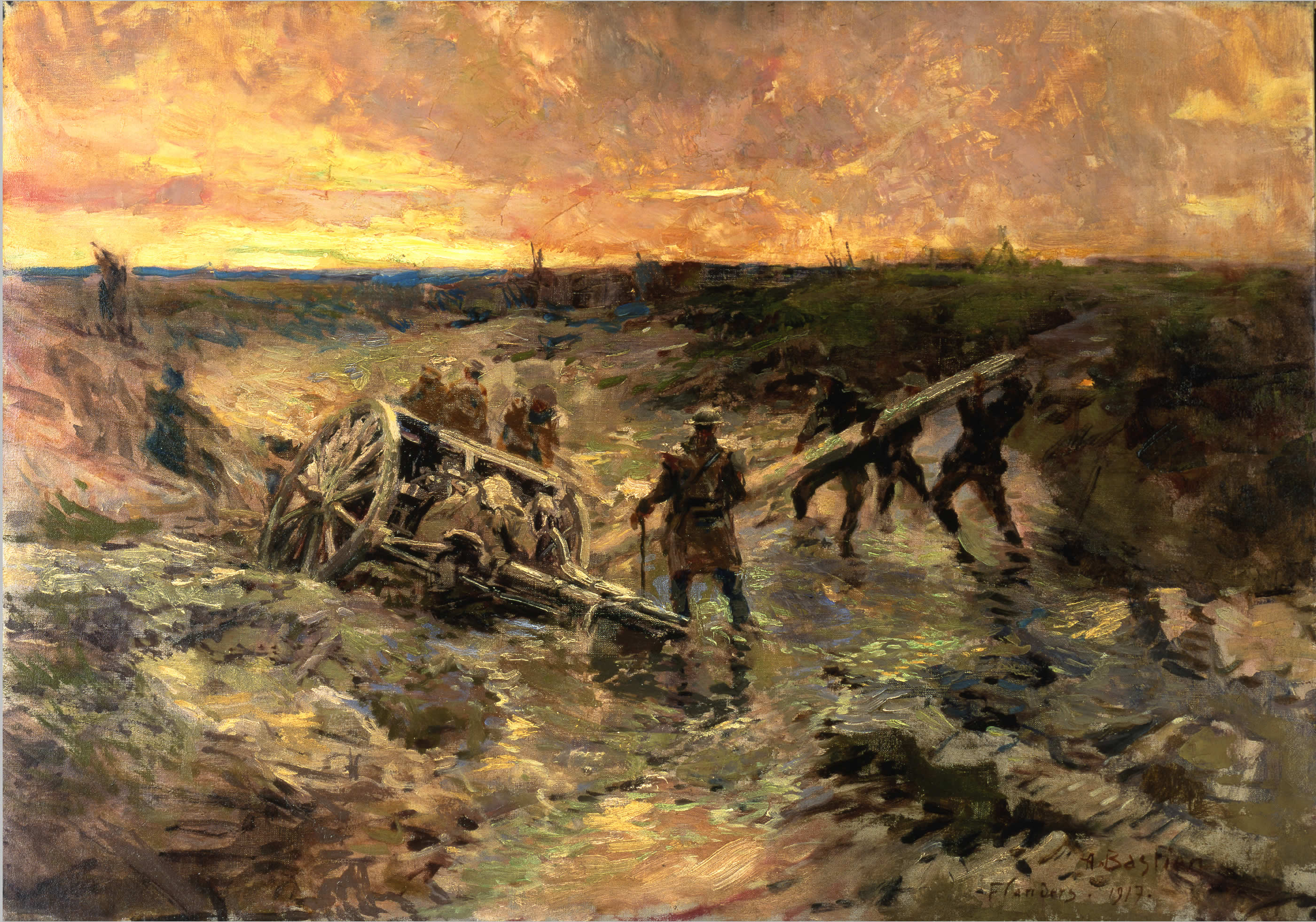 Artilleurs dans la boue, Passchendaele