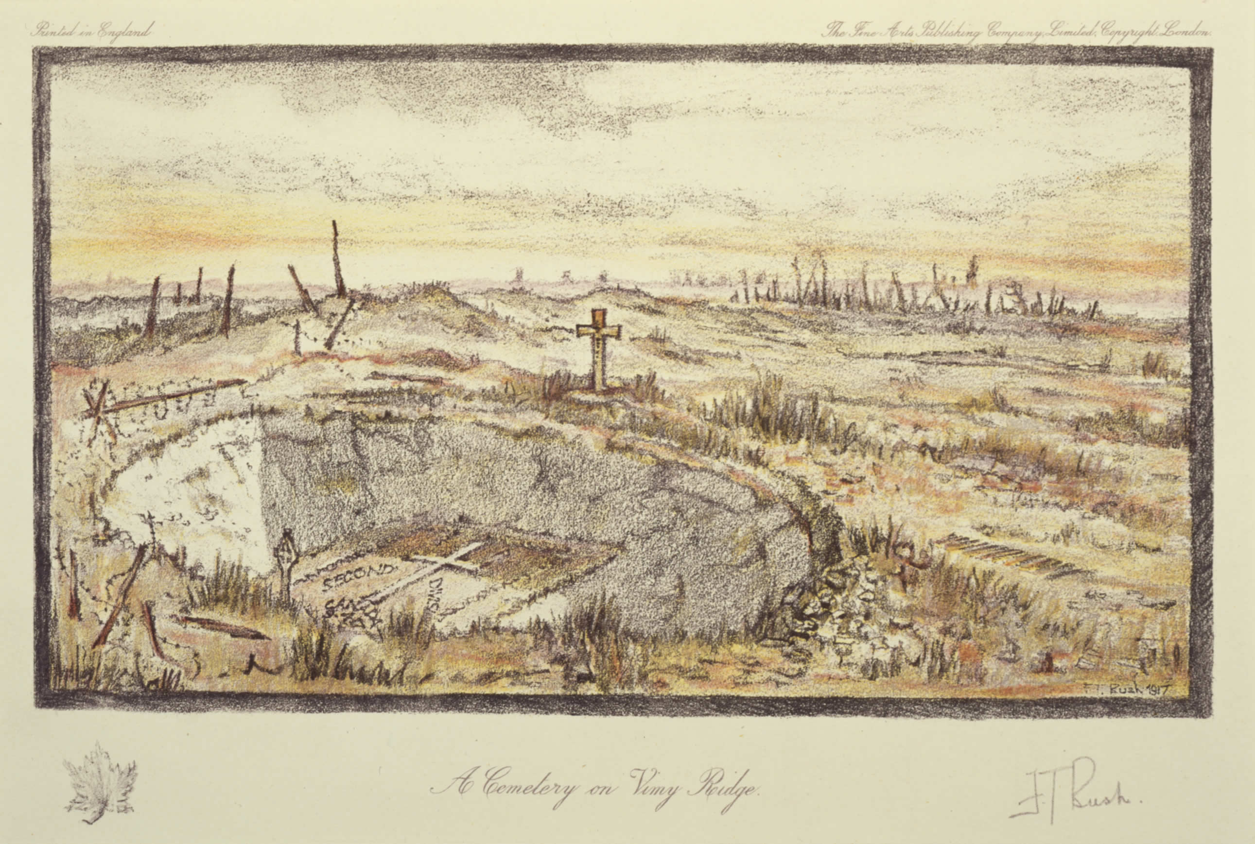 <i>Cimetière sur la crête de Vimy</i>