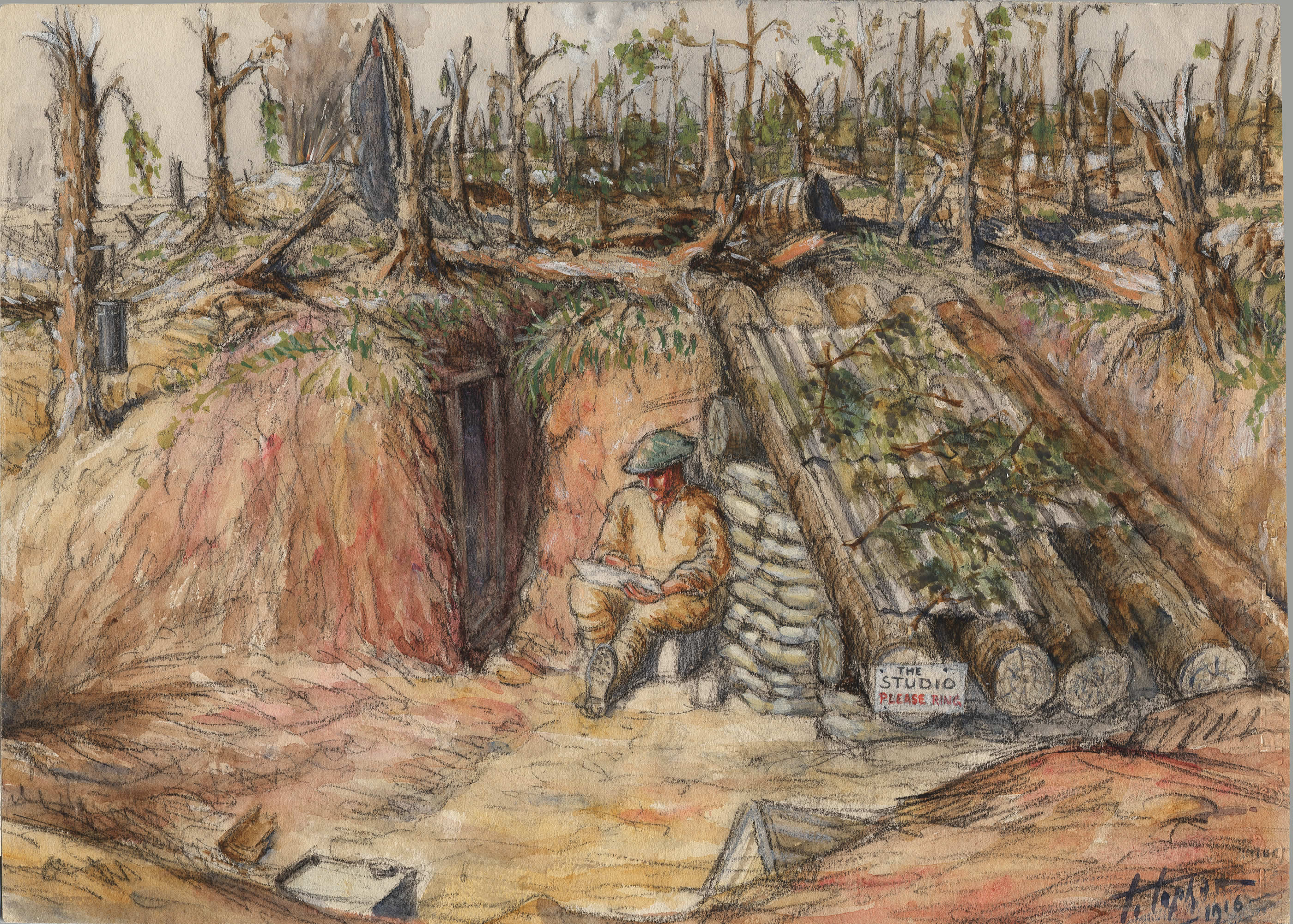 La demeure d'un artiste sur la Somme