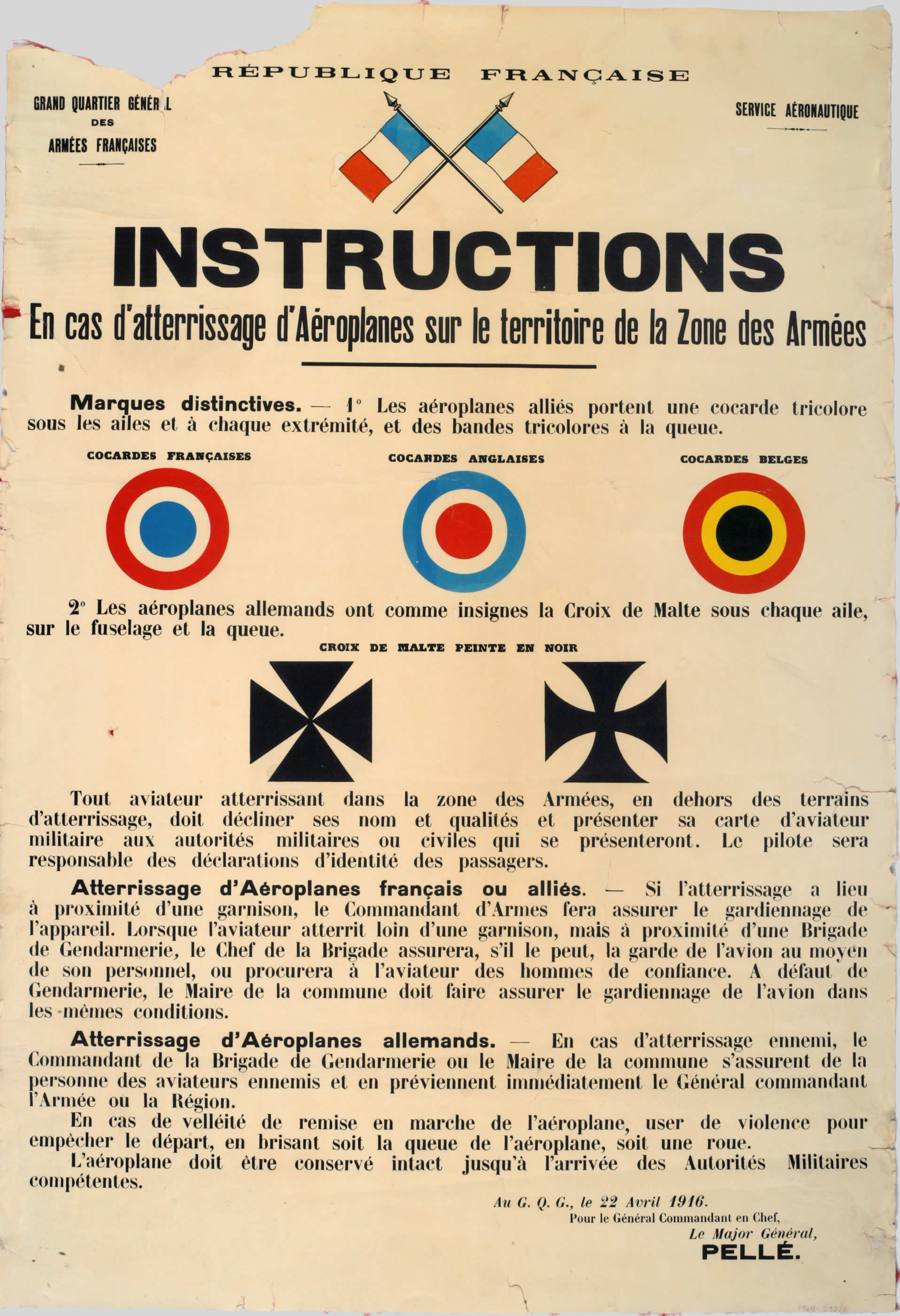 Reconnaissance des insignes d'un avion