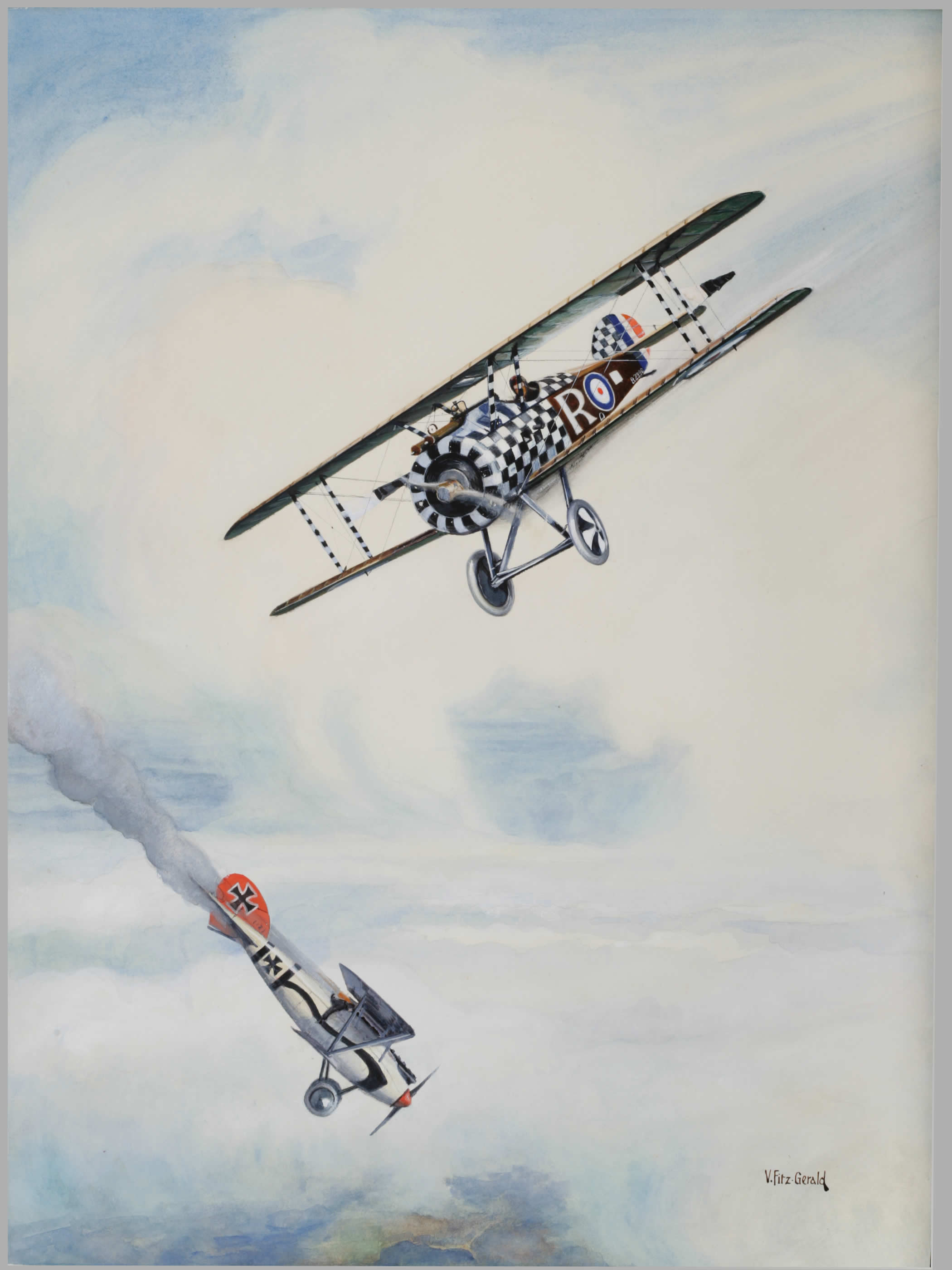 <i>Action au-dessus de l'Italie, 1918</i>