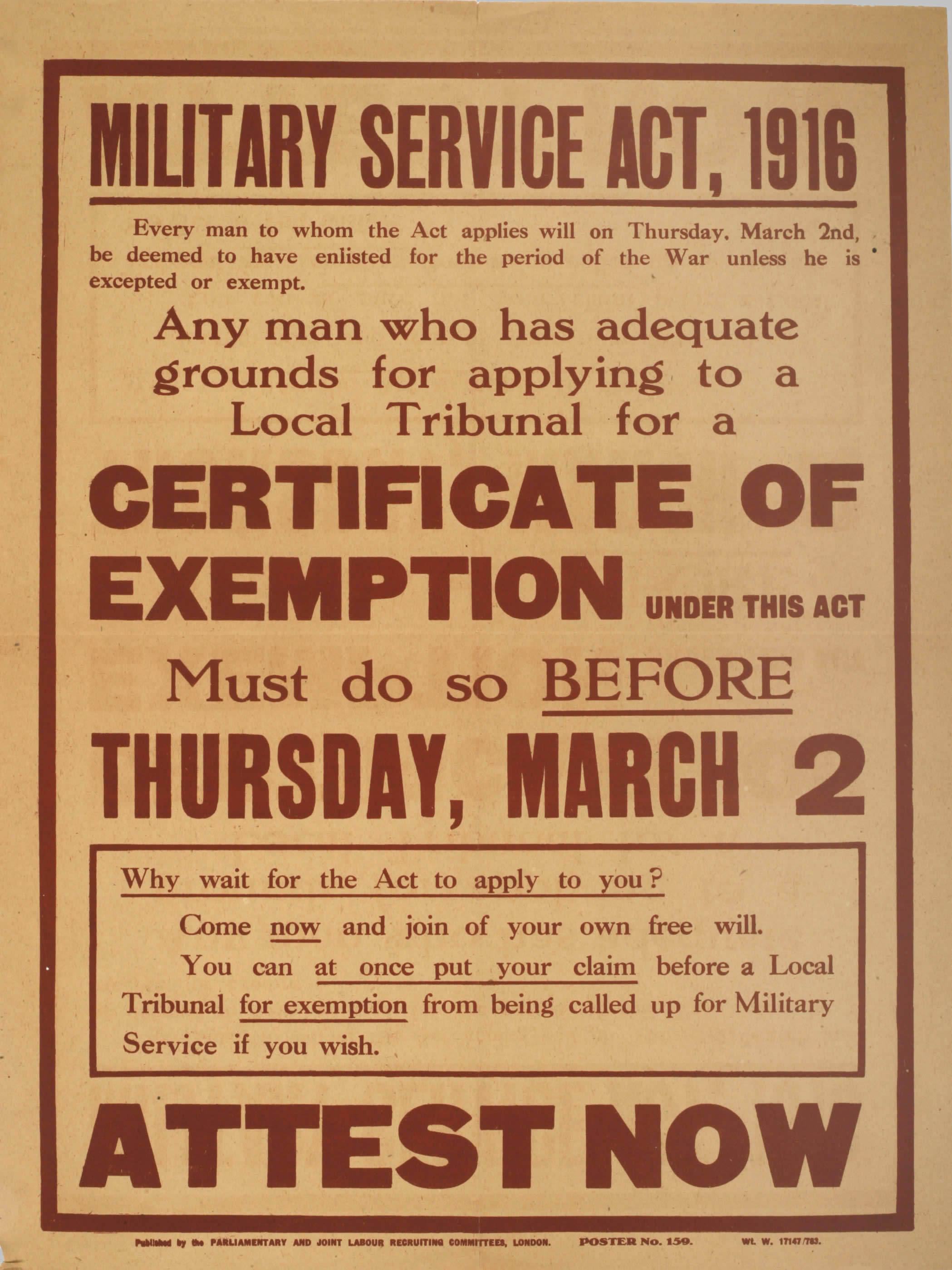 <i>Military Service Act, 1916</i>