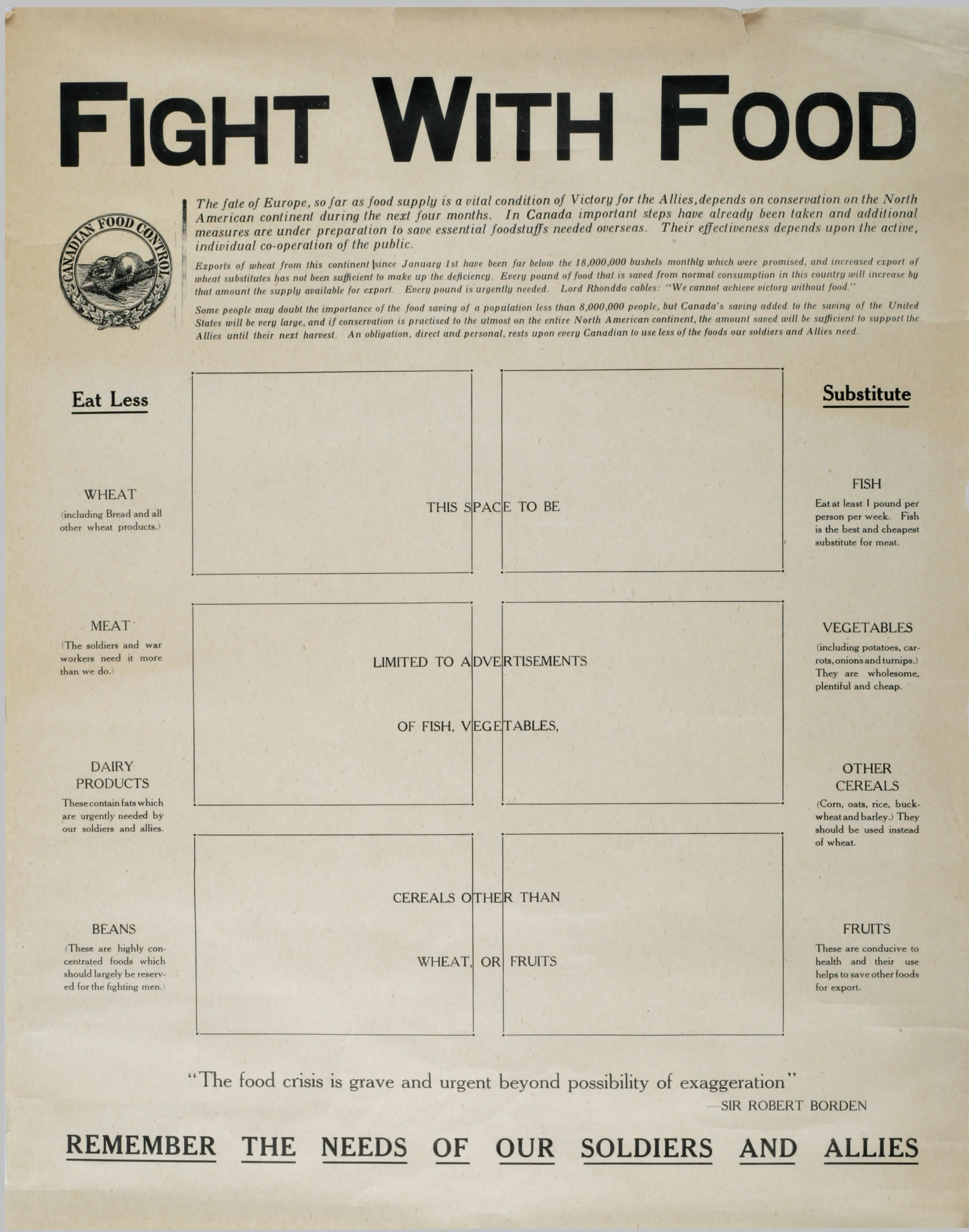 <i>Fight with Food (Combattez avec des aliments)</i>