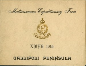 Carte de Noël, Gallipoli