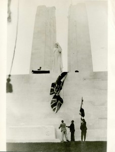 Inauguration du Mémorial de Vimy