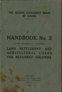 Colonisation rurale et prêts agricoles