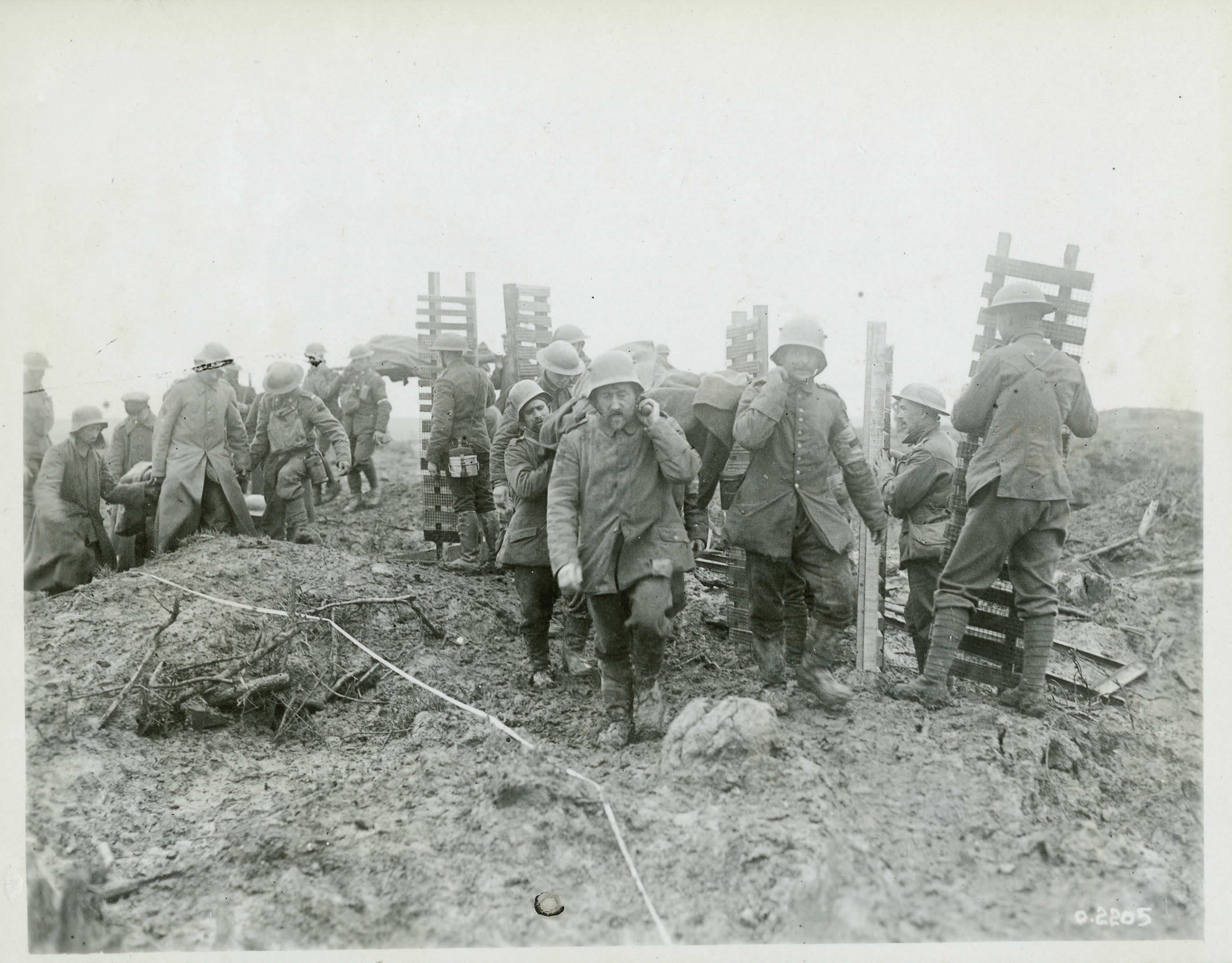 31 juillet 1917 : La bataille de Passchendaele . Eo-2205