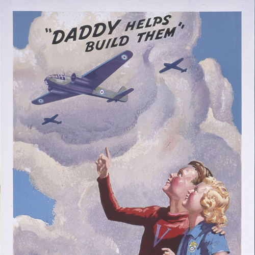 Affiche – Daddy Helps Build Them (Papa aide à les construire)