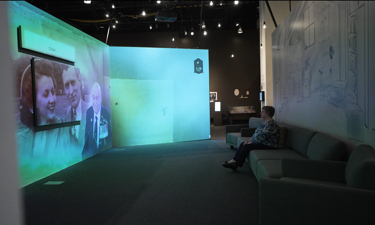Un espace d'exposition