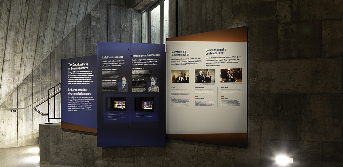 Intérieur du Musée canadien de la guerre