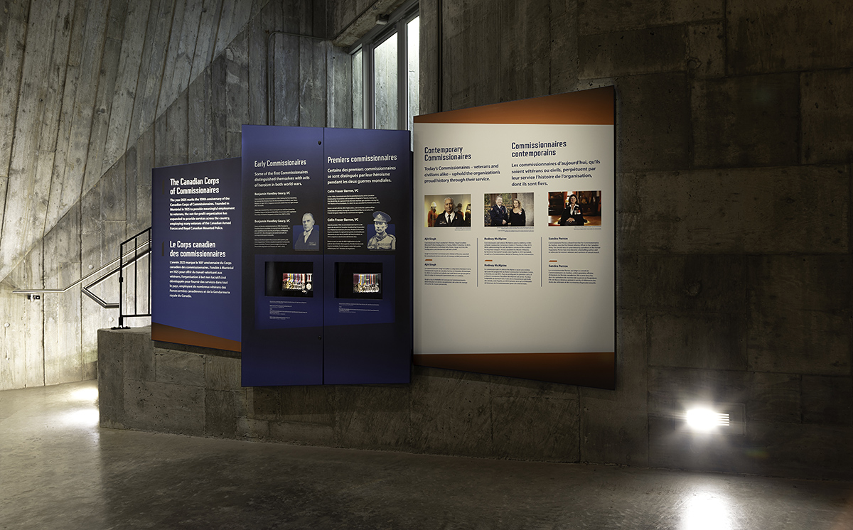 Intérieur du Musée canadien de la guerre