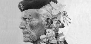 Affiche en noir et blanc