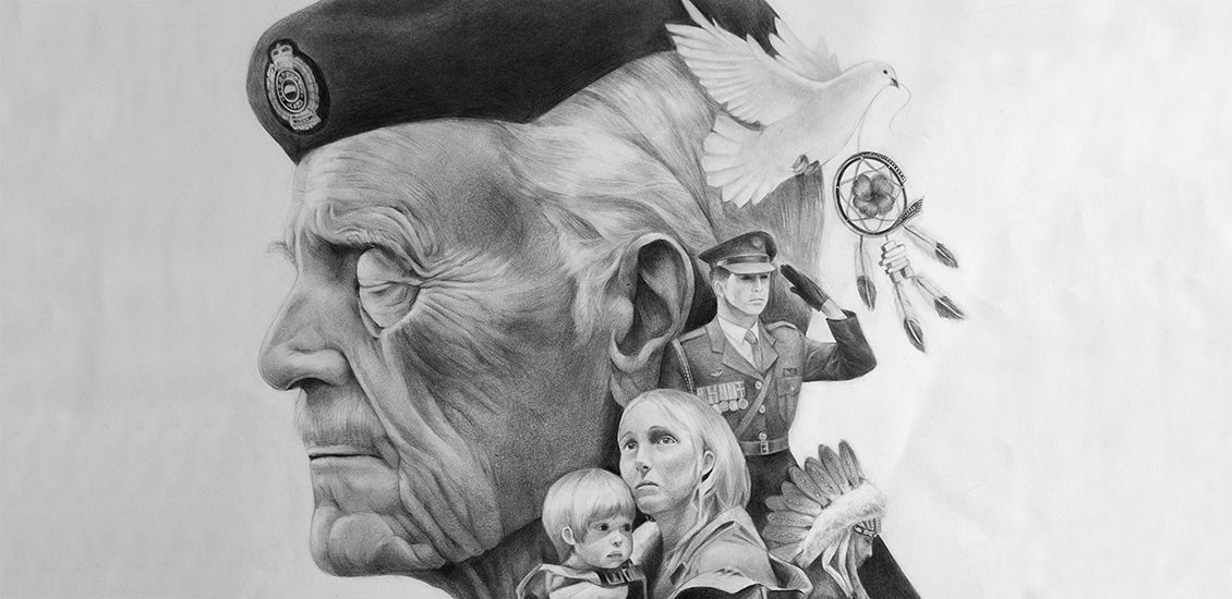 Affiche en noir et blanc