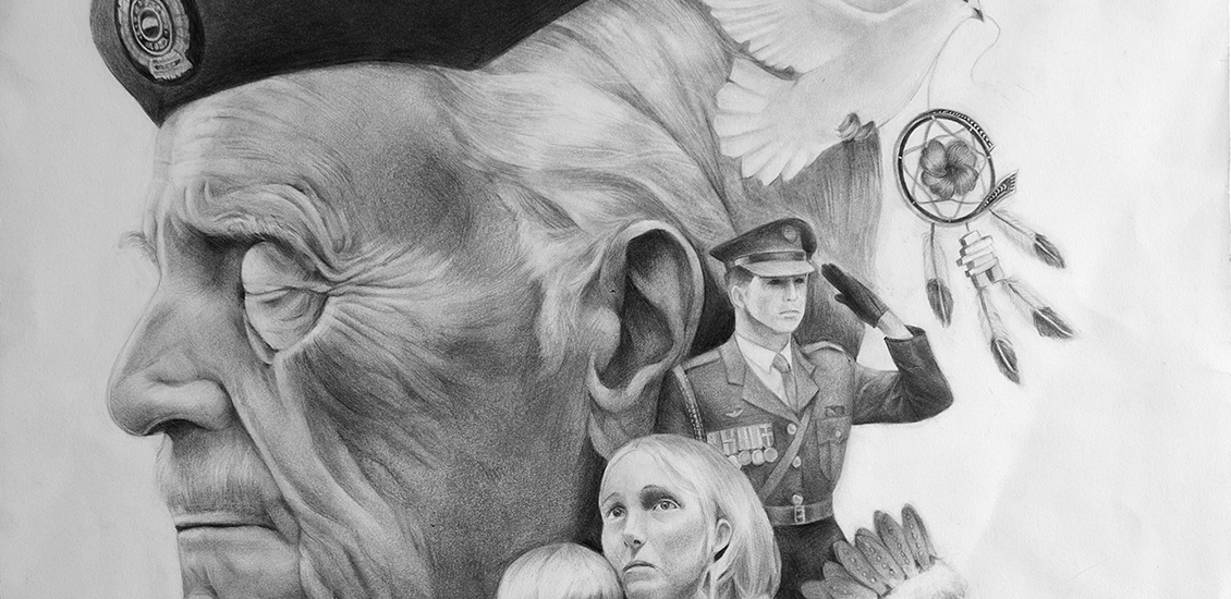 Affiche en noir et blanc