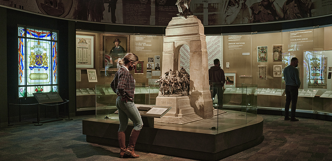 Maquette d’origine du Monument commémoratif de guerre du Canada, à Ottawa