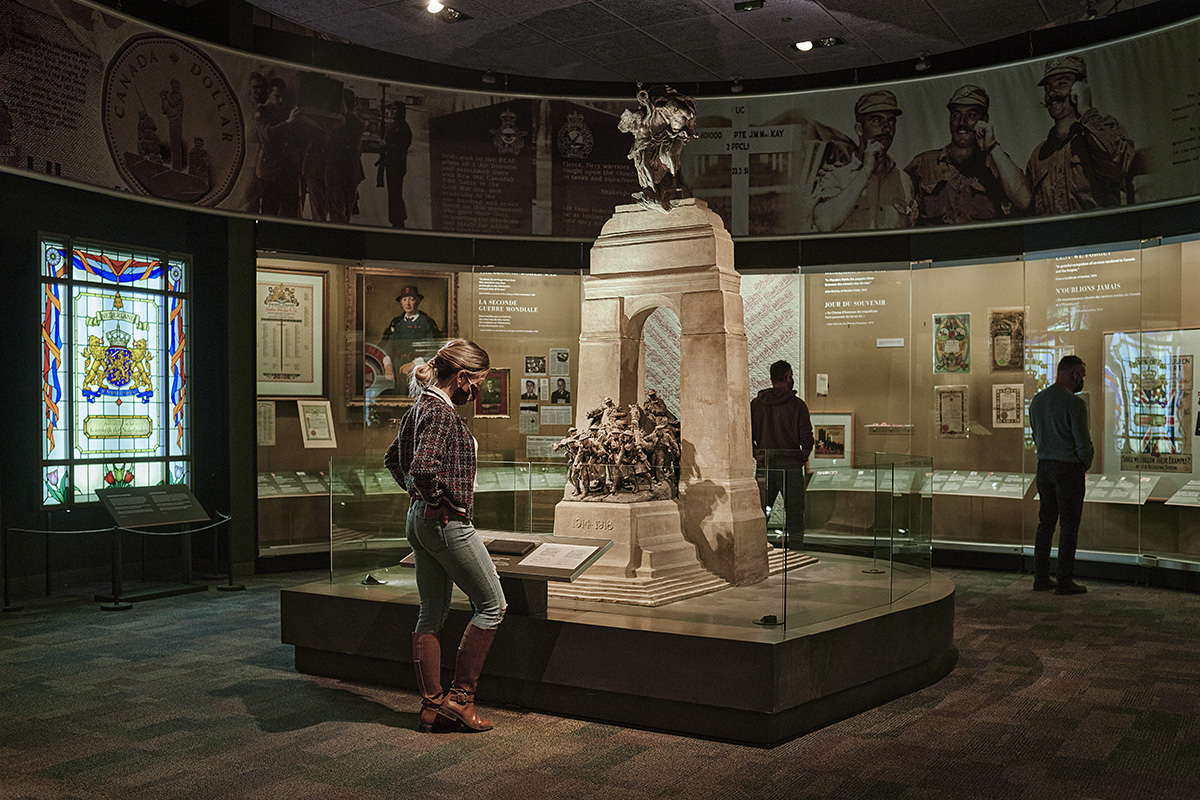 Maquette d’origine du Monument commémoratif de guerre du Canada, à Ottawa